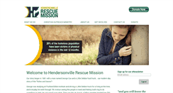 Desktop Screenshot of hendersonvillerescuemission.com